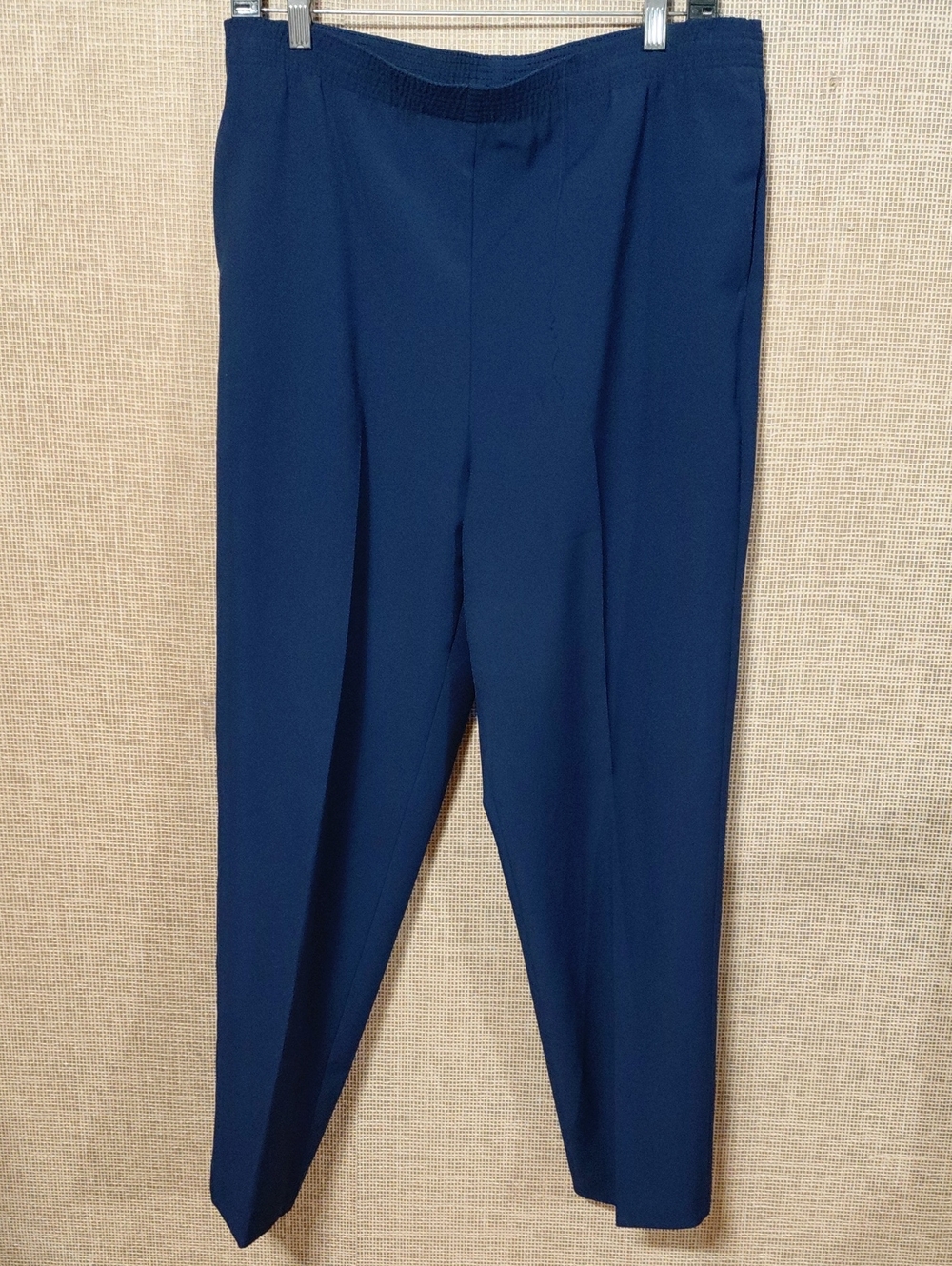 Allison Daley Men's Navy Straight Dress Trousers